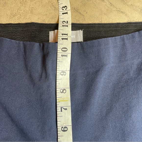 Everlane Cropped Side Zip Workpants Navy Blue Women's Sz 10 - Picture 6 of 10